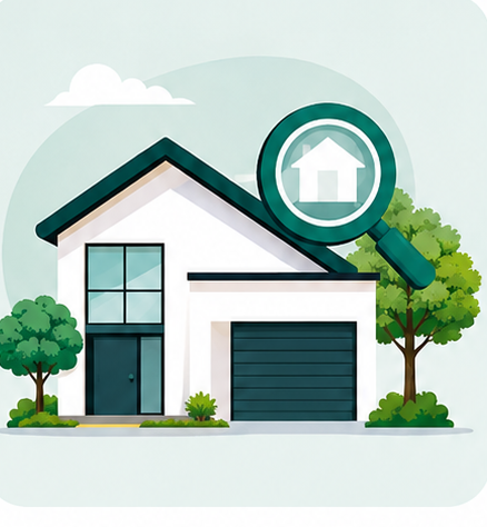 Ilustración de una vivienda